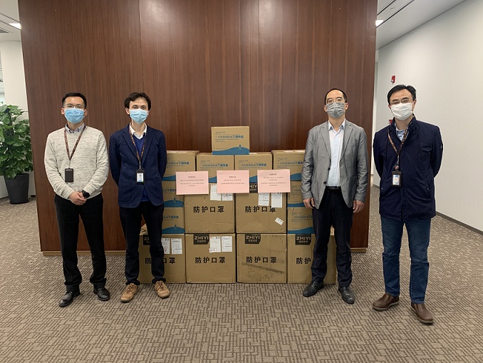 大发welcome向西班牙下属企业运送大批防疫物资